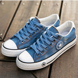 Denim Sneakers Men Vulcanize Shoes