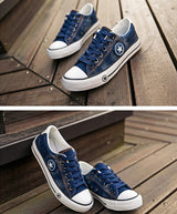 Denim Sneakers Men Vulcanize Shoes