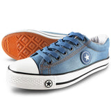 Denim Sneakers Men Vulcanize Shoes