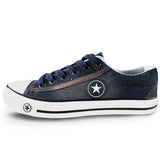 Denim Sneakers Men Vulcanize Shoes