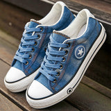 Fashion Denim Sneakers Men Casual Shoes