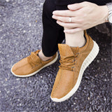 Men Breathable Mesh Flats Casual Shoes
