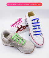 Silicone shoelace Elastic Shoe Lace Special Rubber